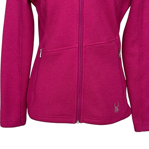 Spyder Endure Midweight Core Seater Jacket Women’s Size M Full Zip Pink Cozy - Picture 4 of 9
